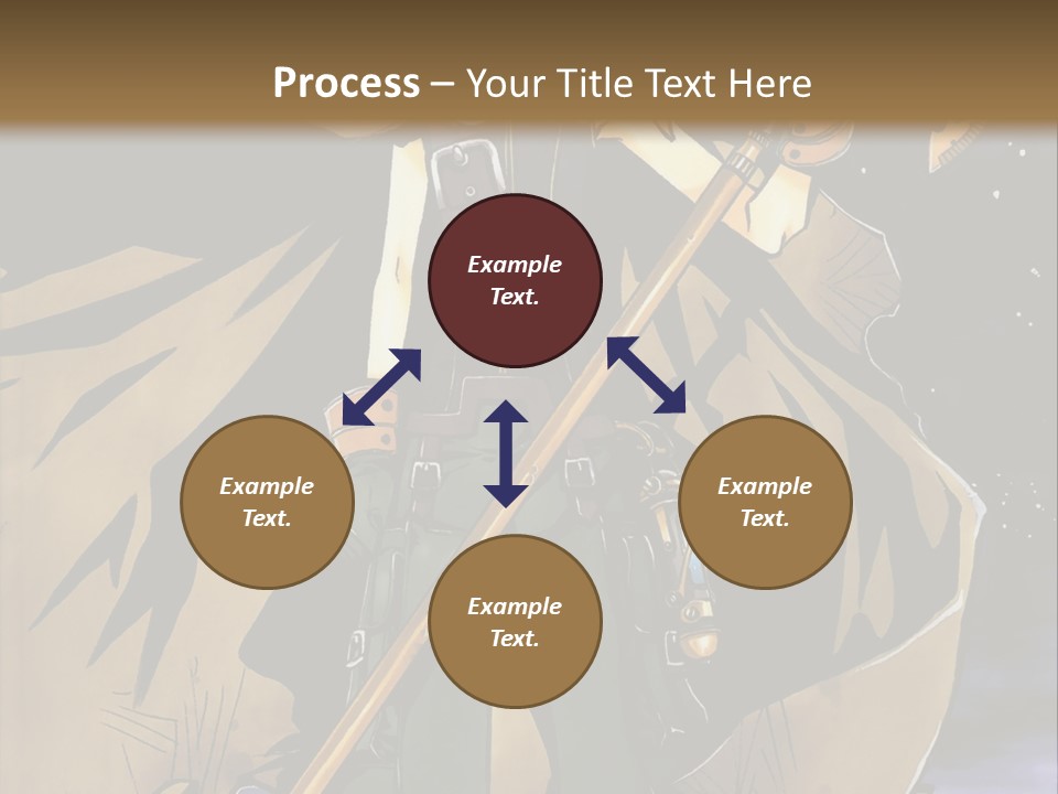 A Man With A Sword And A Hat On His Head PowerPoint Template