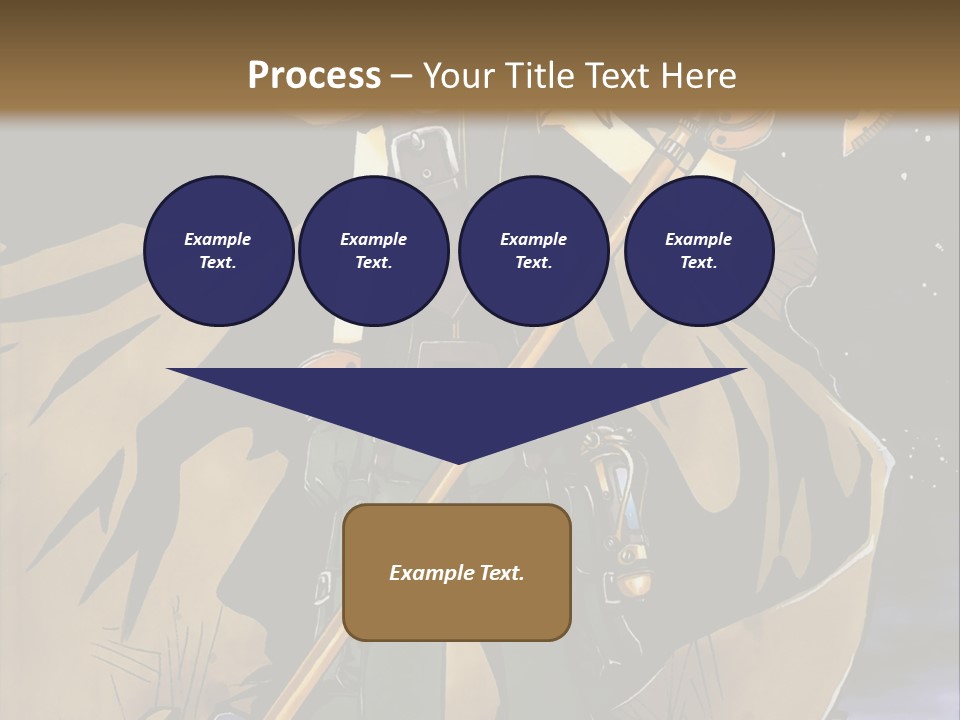 A Man With A Sword And A Hat On His Head PowerPoint Template