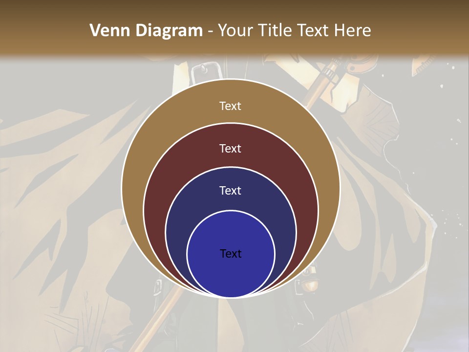 A Man With A Sword And A Hat On His Head PowerPoint Template