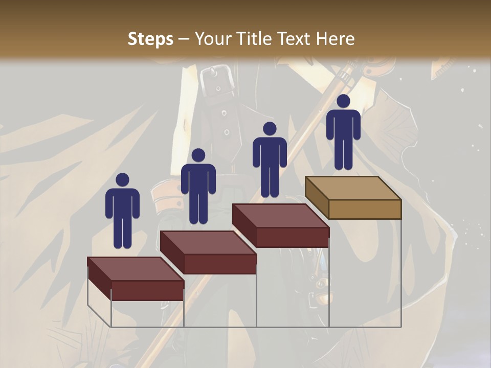 A Man With A Sword And A Hat On His Head PowerPoint Template