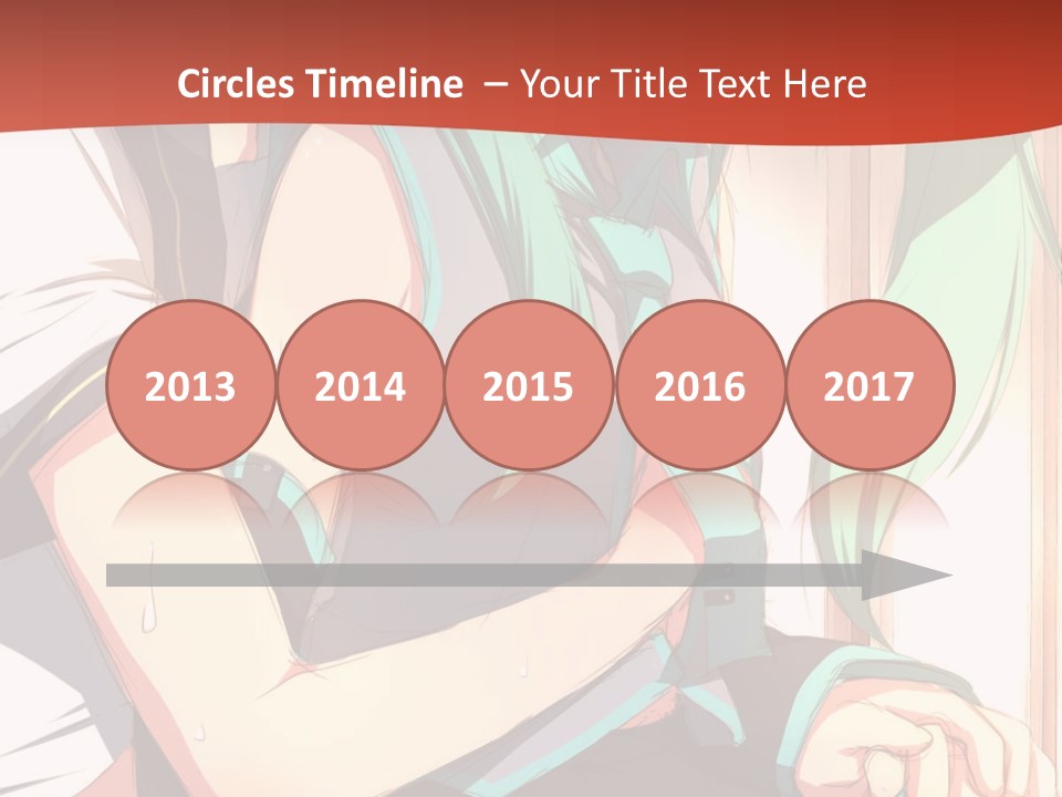 A Couple Of Anime Characters Sitting Next To Each Other PowerPoint Template