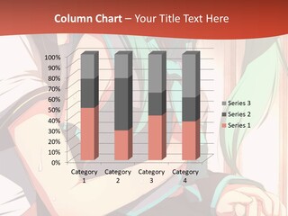 A Couple Of Anime Characters Sitting Next To Each Other PowerPoint Template