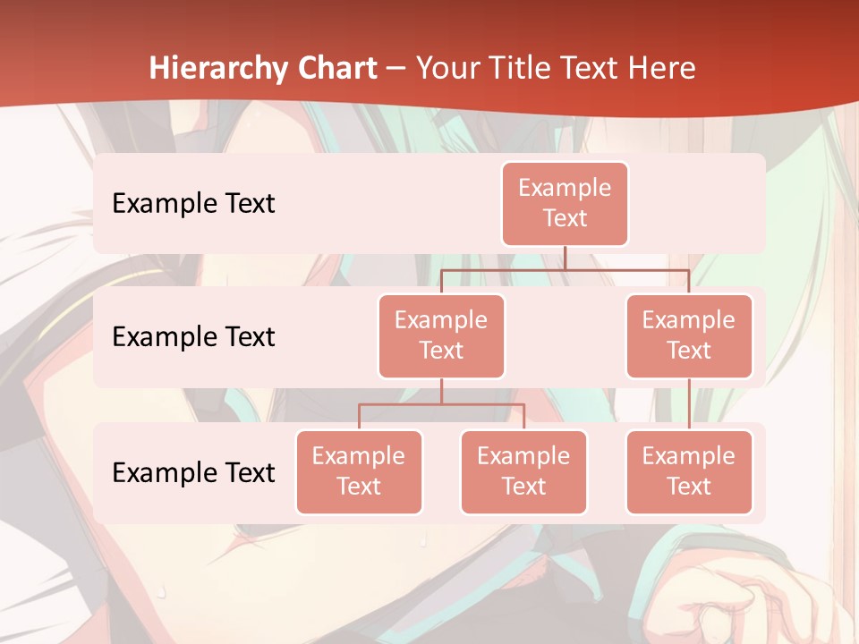 A Couple Of Anime Characters Sitting Next To Each Other PowerPoint Template