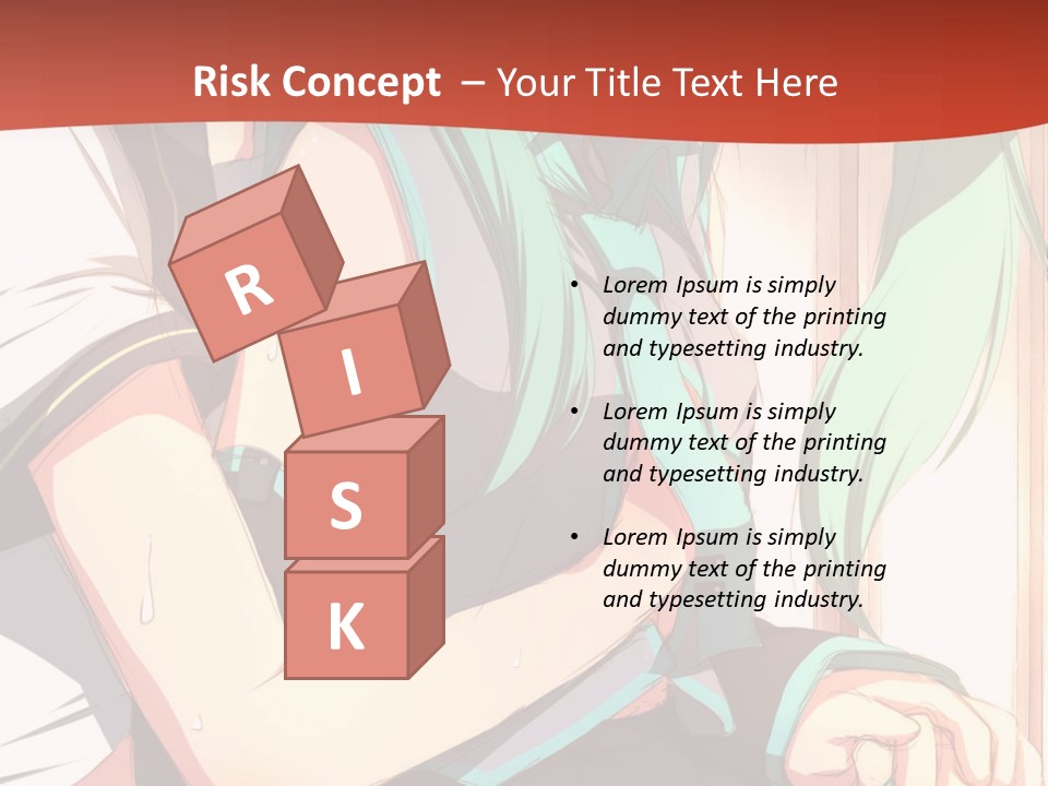 A Couple Of Anime Characters Sitting Next To Each Other PowerPoint Template