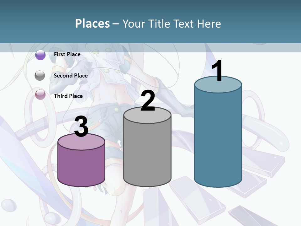 A Girl With A Sword Powerpoint Presentation PowerPoint Template