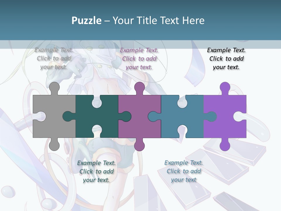 A Girl With A Sword Powerpoint Presentation PowerPoint Template