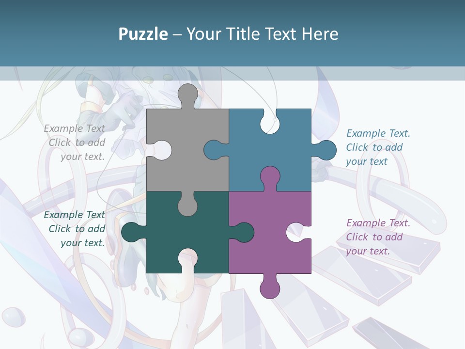 A Girl With A Sword Powerpoint Presentation PowerPoint Template