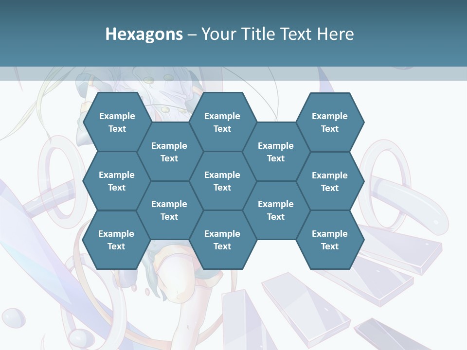 A Girl With A Sword Powerpoint Presentation PowerPoint Template