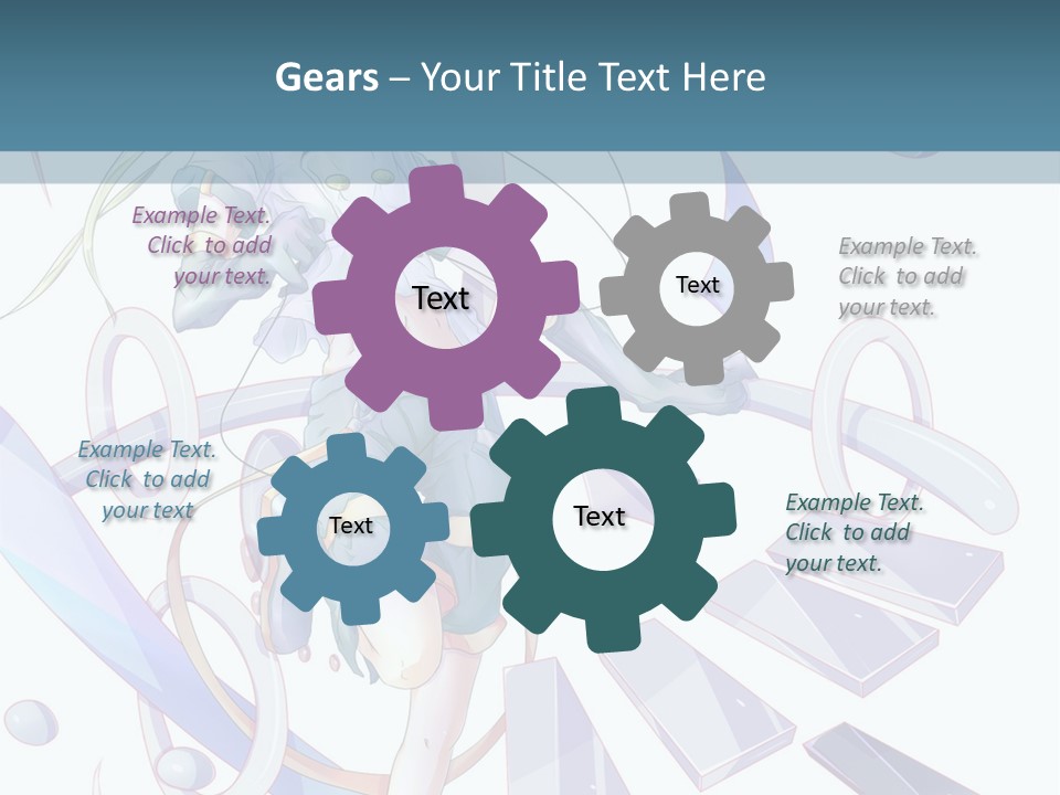 A Girl With A Sword Powerpoint Presentation PowerPoint Template