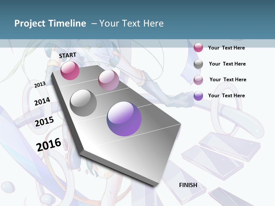 A Girl With A Sword Powerpoint Presentation PowerPoint Template