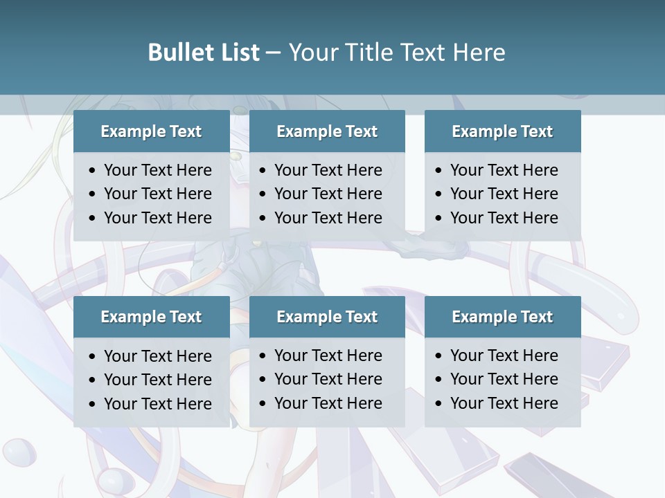 A Girl With A Sword Powerpoint Presentation PowerPoint Template