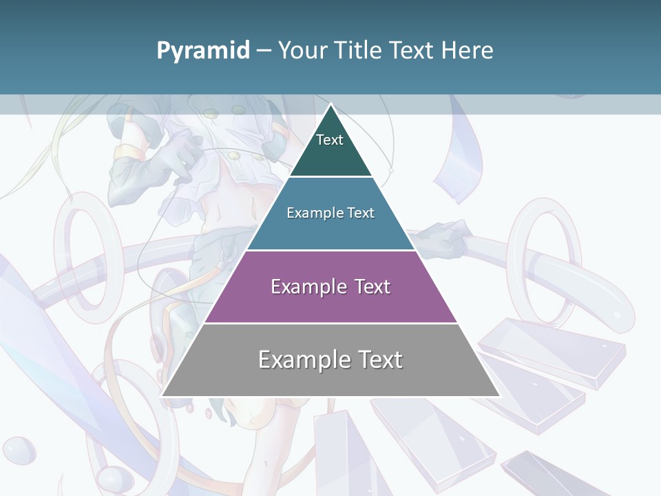 A Girl With A Sword Powerpoint Presentation PowerPoint Template