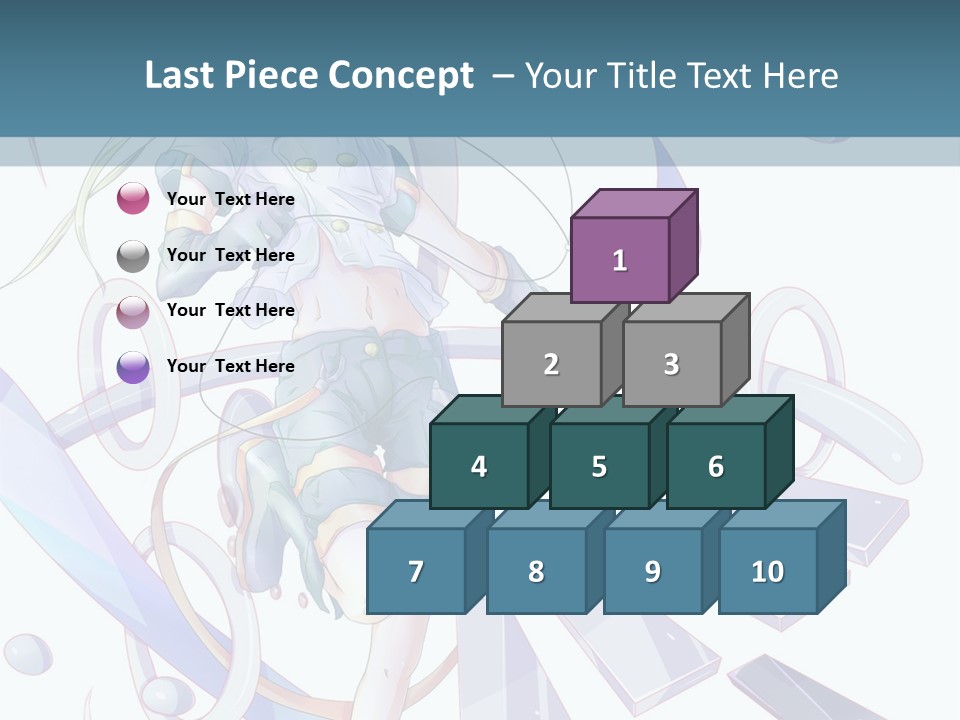 A Girl With A Sword Powerpoint Presentation PowerPoint Template