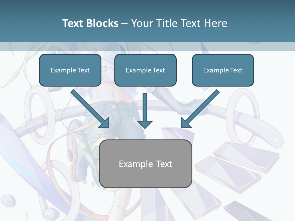 A Girl With A Sword Powerpoint Presentation PowerPoint Template