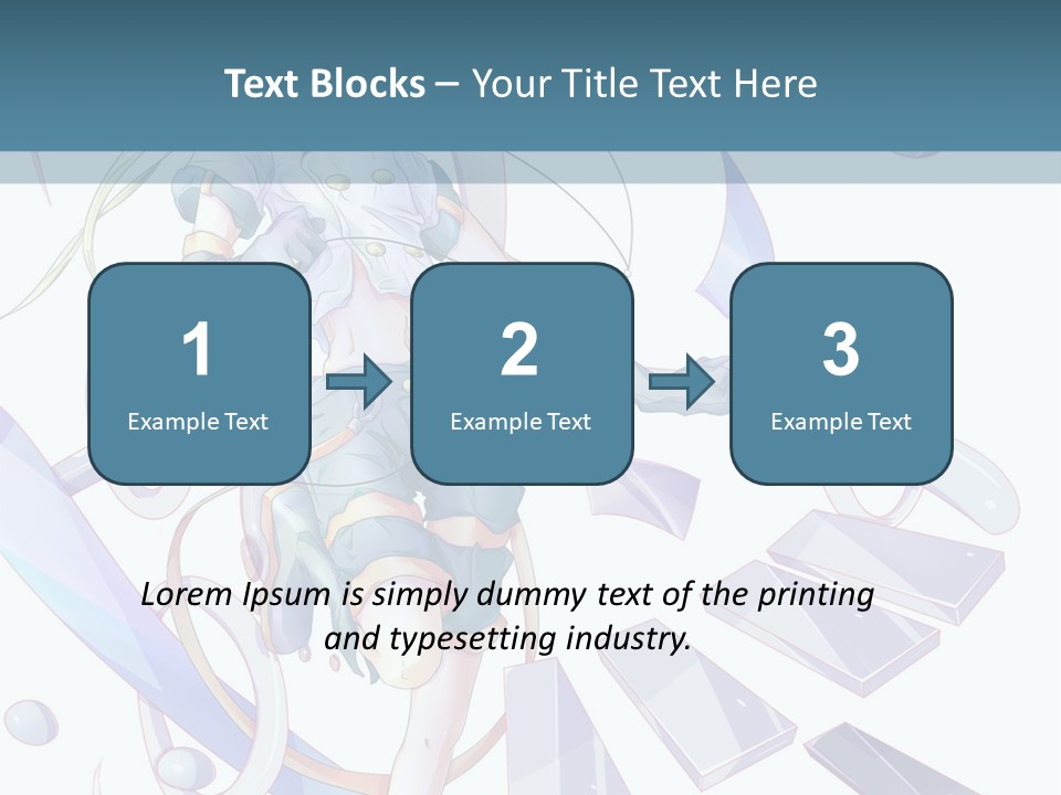 A Girl With A Sword Powerpoint Presentation PowerPoint Template