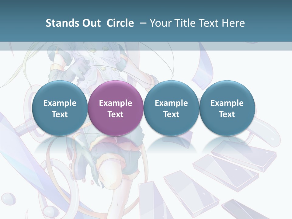 A Girl With A Sword Powerpoint Presentation PowerPoint Template