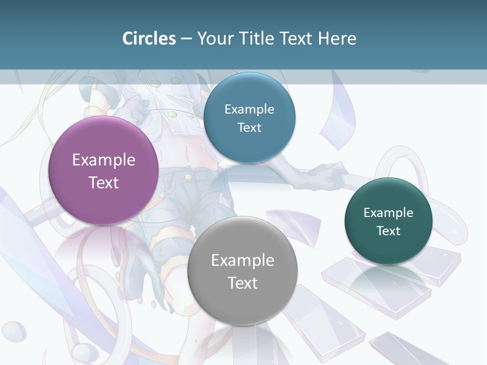 A Girl With A Sword Powerpoint Presentation PowerPoint Template