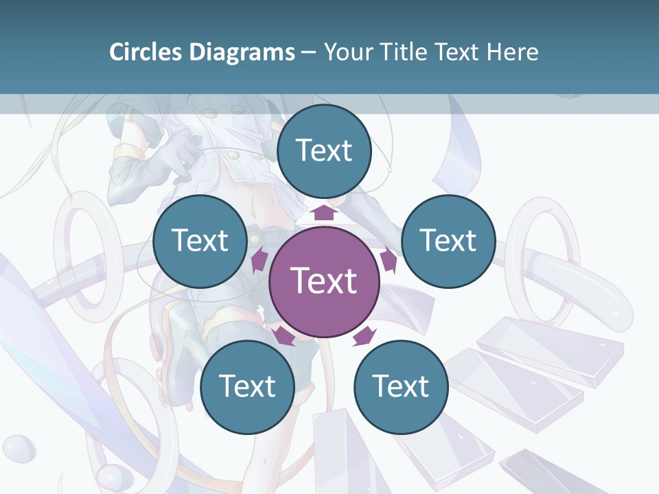 A Girl With A Sword Powerpoint Presentation PowerPoint Template