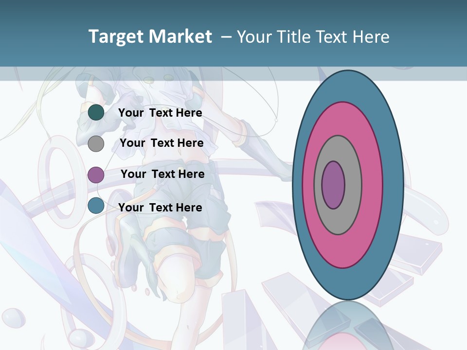 A Girl With A Sword Powerpoint Presentation PowerPoint Template