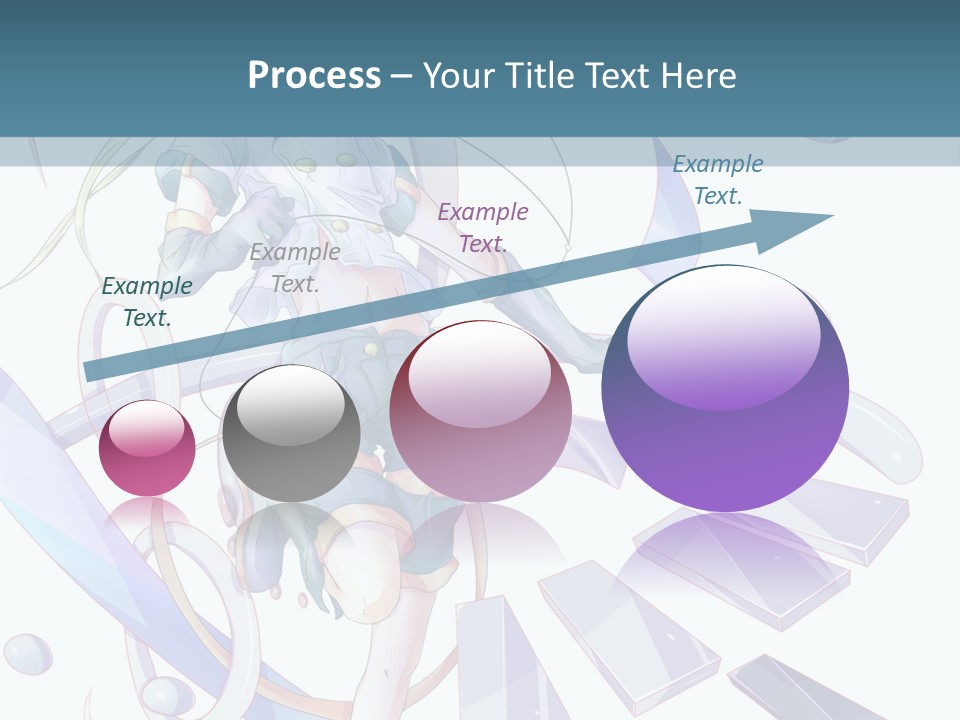 A Girl With A Sword Powerpoint Presentation PowerPoint Template