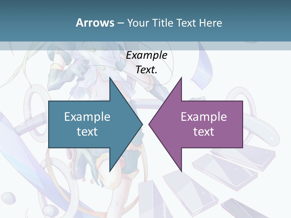 A Girl With A Sword Powerpoint Presentation PowerPoint Template