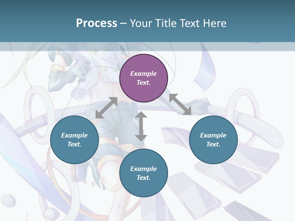 A Girl With A Sword Powerpoint Presentation PowerPoint Template