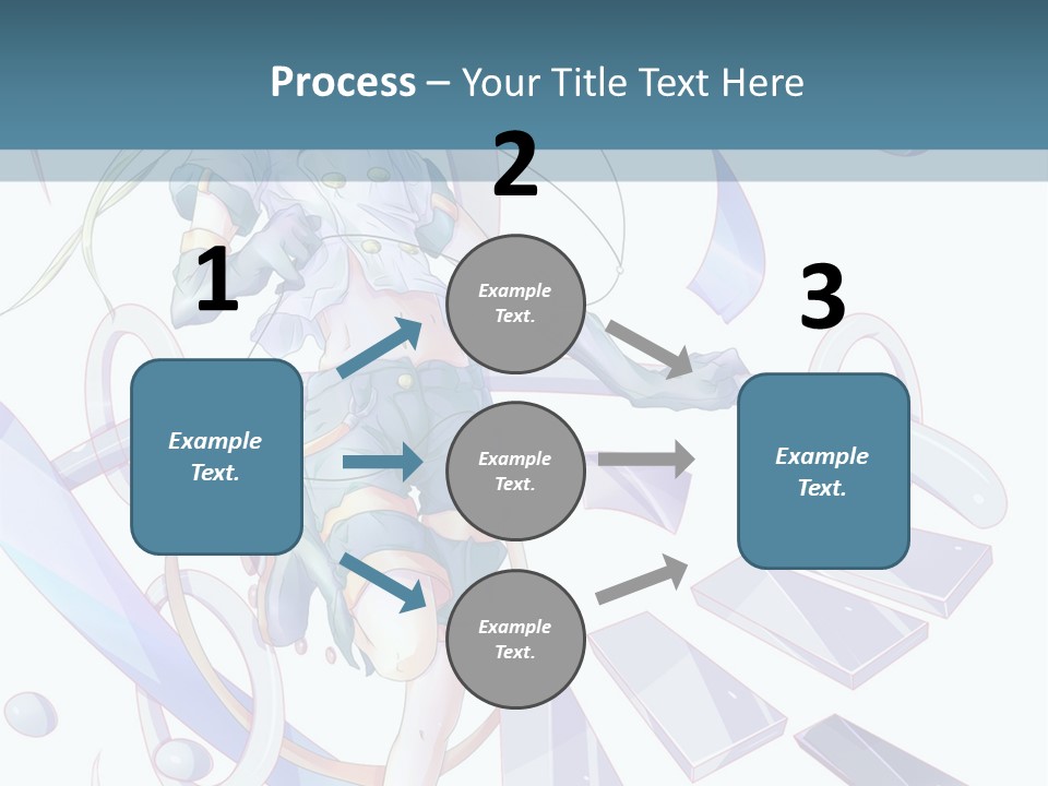 A Girl With A Sword Powerpoint Presentation PowerPoint Template