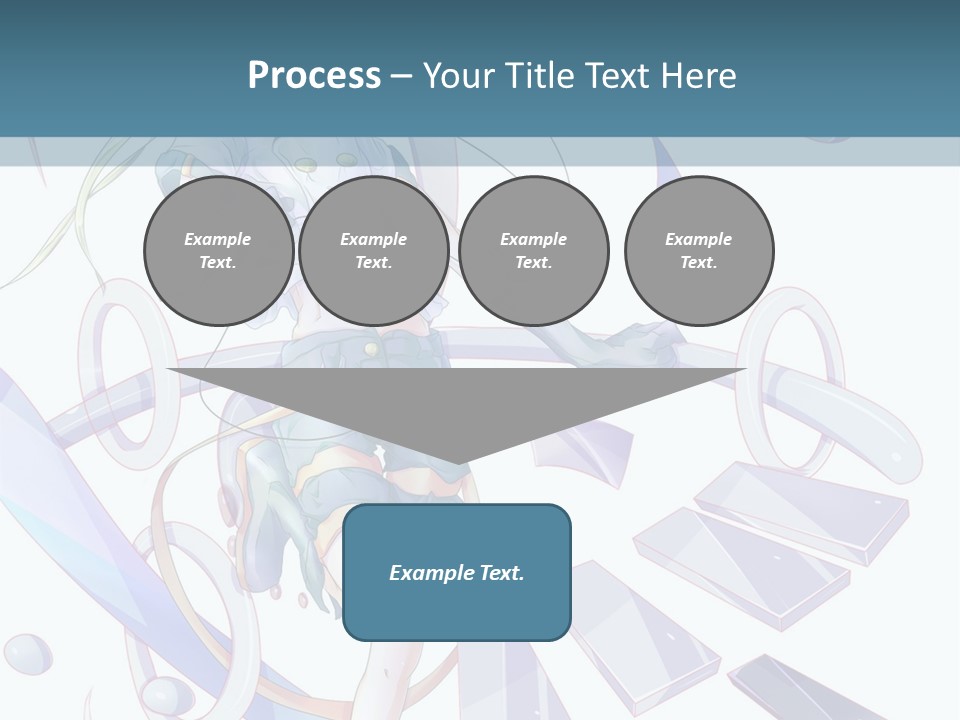 A Girl With A Sword Powerpoint Presentation PowerPoint Template
