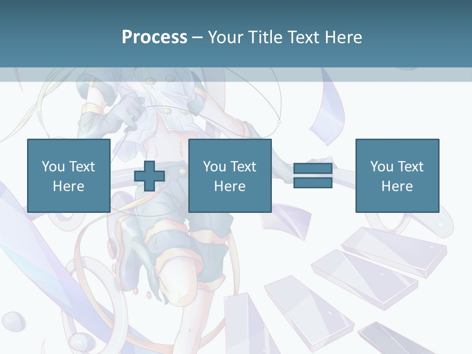 A Girl With A Sword Powerpoint Presentation PowerPoint Template