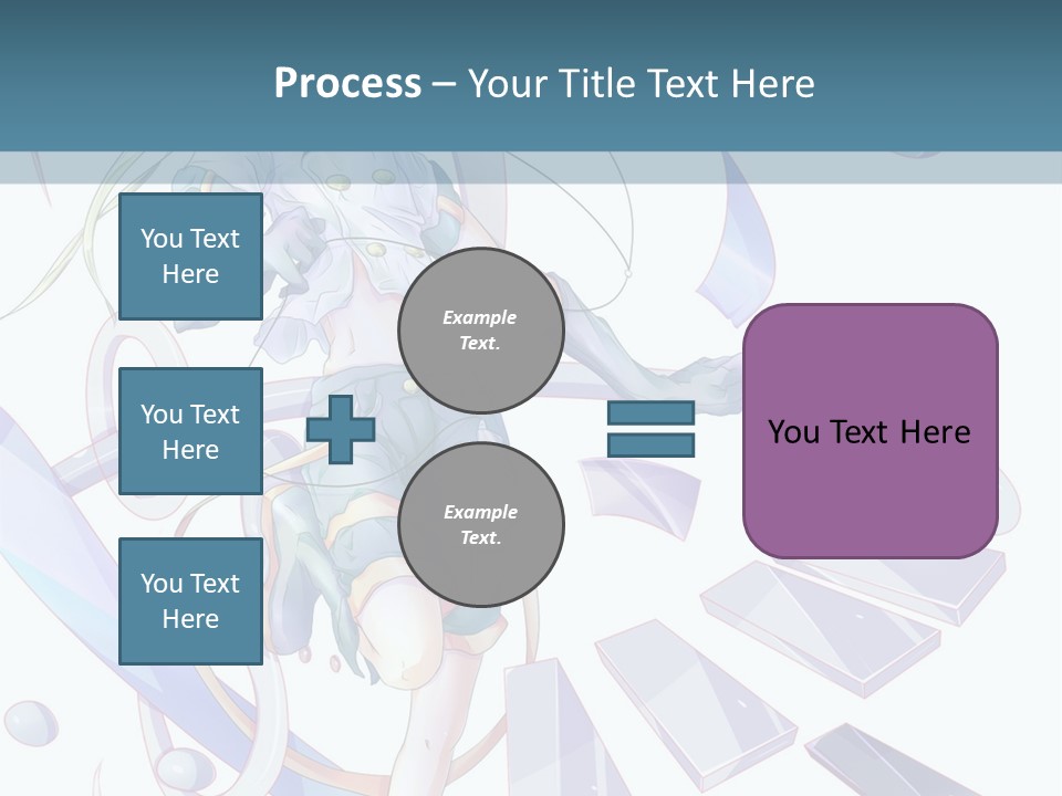 A Girl With A Sword Powerpoint Presentation PowerPoint Template