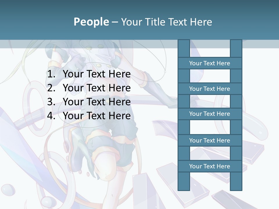 A Girl With A Sword Powerpoint Presentation PowerPoint Template