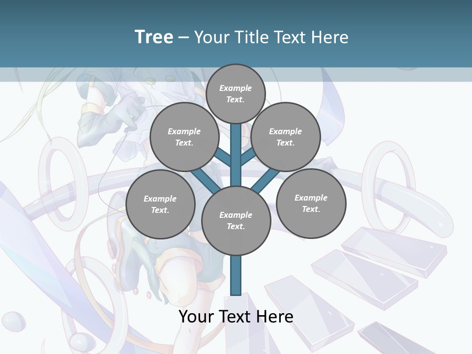 A Girl With A Sword Powerpoint Presentation PowerPoint Template