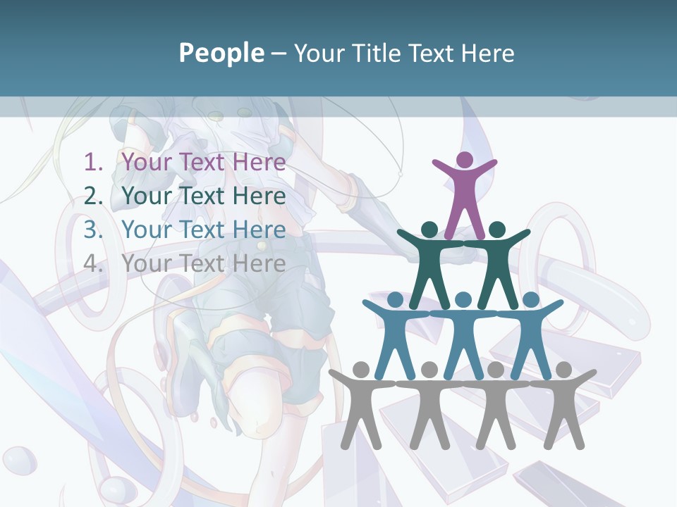 A Girl With A Sword Powerpoint Presentation PowerPoint Template