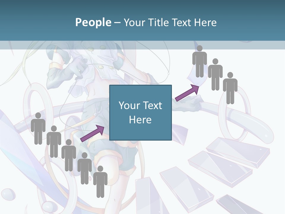 A Girl With A Sword Powerpoint Presentation PowerPoint Template