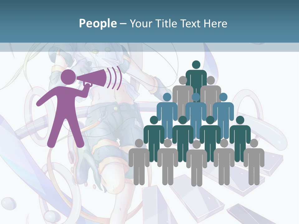 A Girl With A Sword Powerpoint Presentation PowerPoint Template