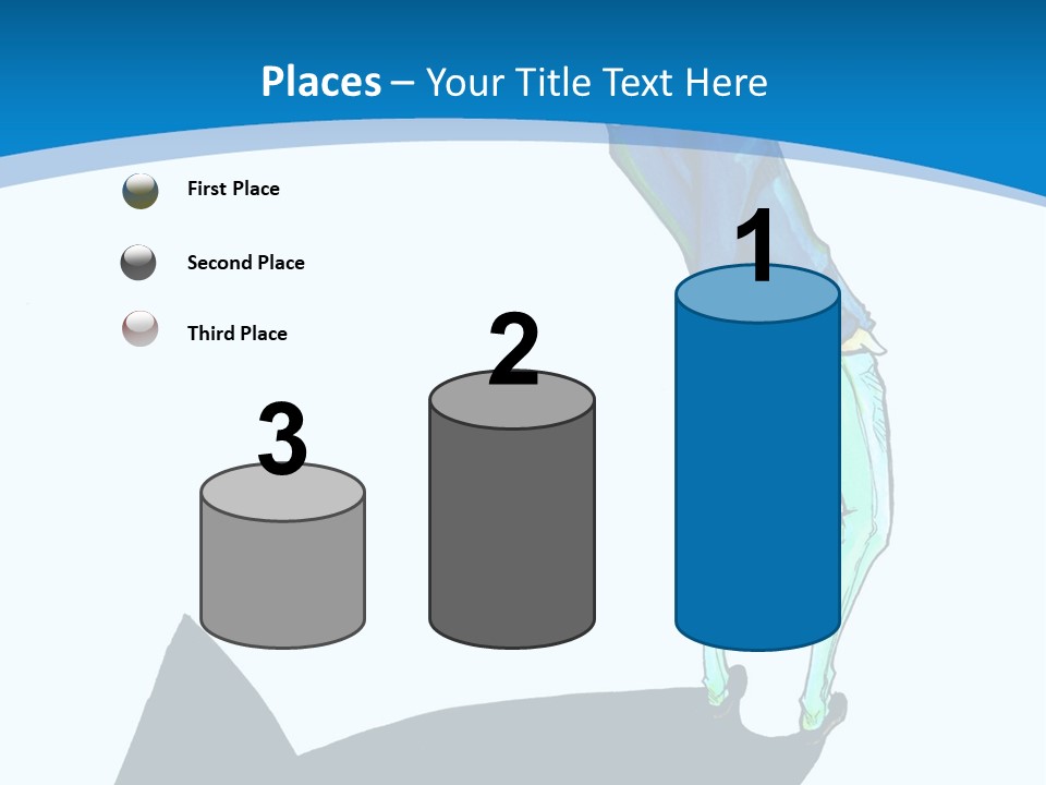 A Person Standing On Top Of A Hill PowerPoint Template
