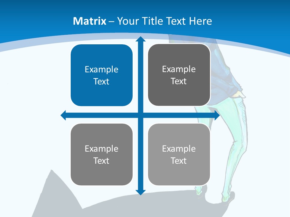 A Person Standing On Top Of A Hill PowerPoint Template