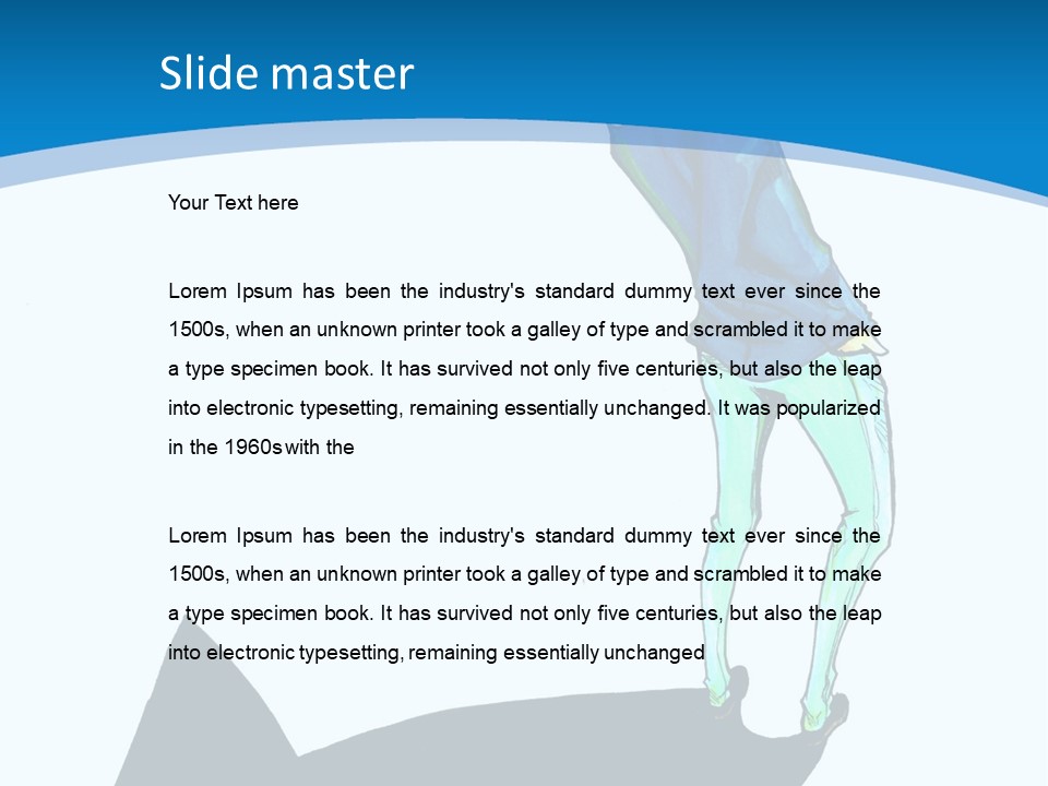 A Person Standing On Top Of A Hill PowerPoint Template