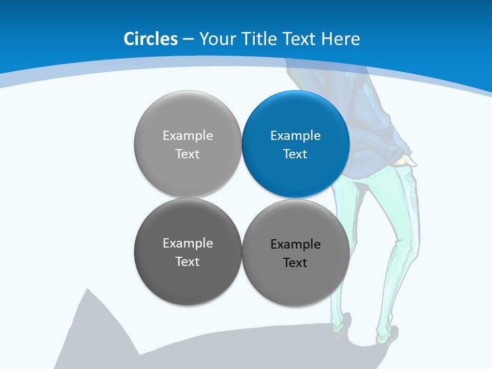 A Person Standing On Top Of A Hill PowerPoint Template