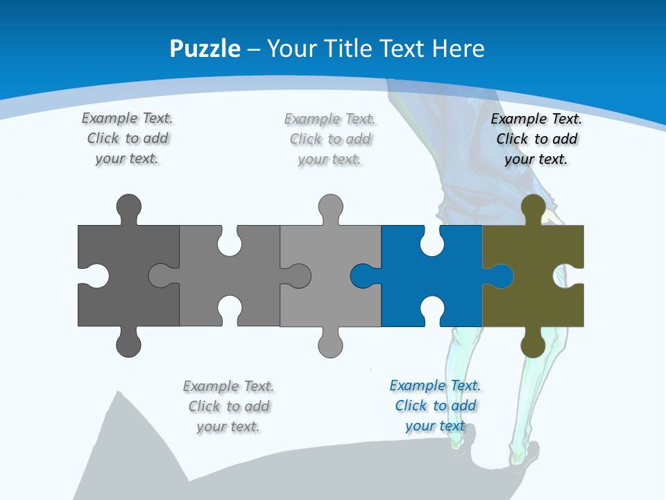 A Person Standing On Top Of A Hill PowerPoint Template