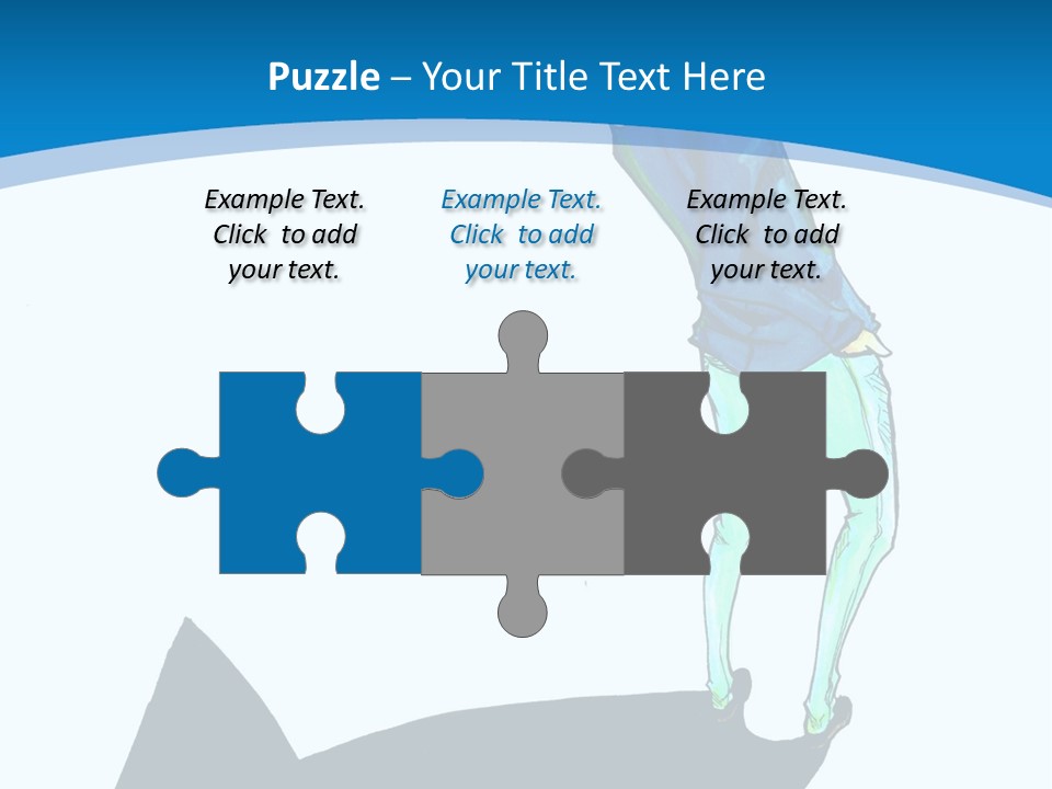 A Person Standing On Top Of A Hill PowerPoint Template