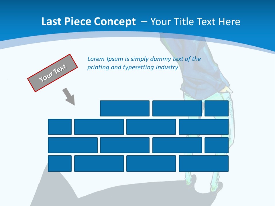 A Person Standing On Top Of A Hill PowerPoint Template
