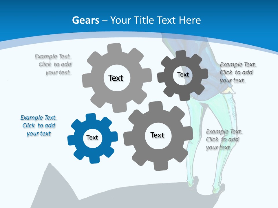 A Person Standing On Top Of A Hill PowerPoint Template