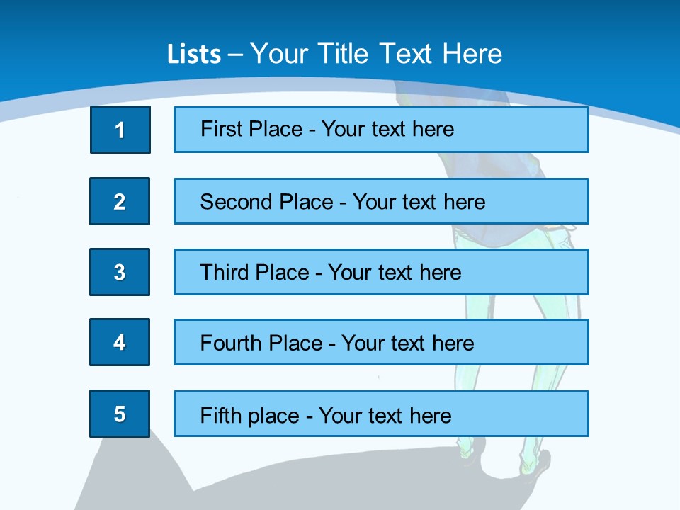 A Person Standing On Top Of A Hill PowerPoint Template