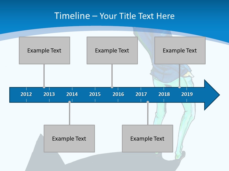 A Person Standing On Top Of A Hill PowerPoint Template
