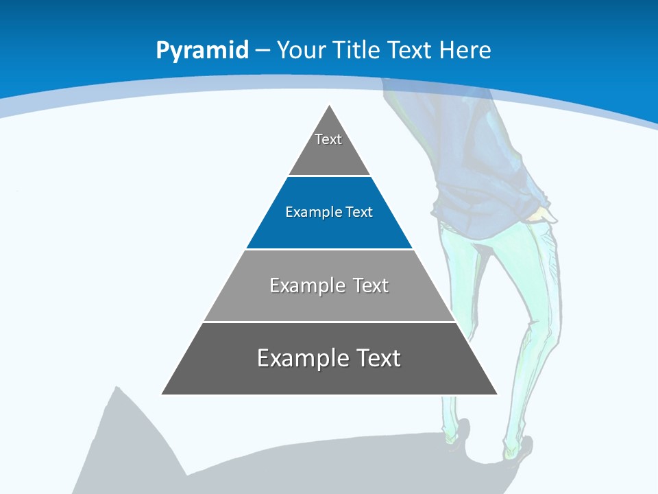 A Person Standing On Top Of A Hill PowerPoint Template