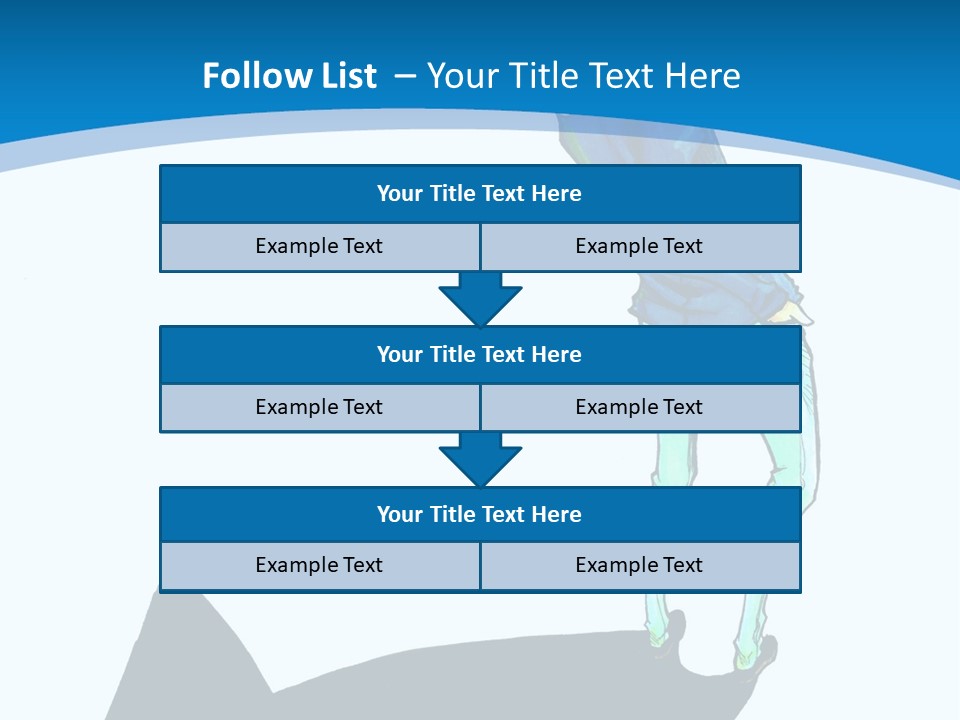 A Person Standing On Top Of A Hill PowerPoint Template