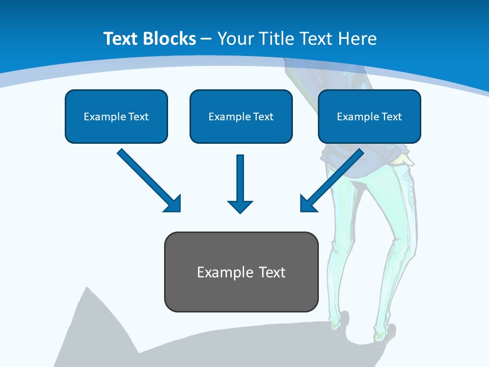 A Person Standing On Top Of A Hill PowerPoint Template