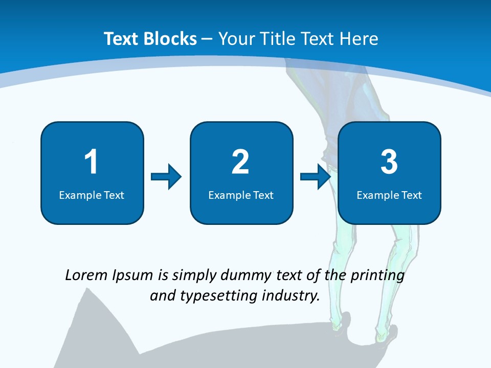 A Person Standing On Top Of A Hill PowerPoint Template