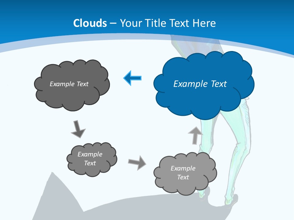 A Person Standing On Top Of A Hill PowerPoint Template